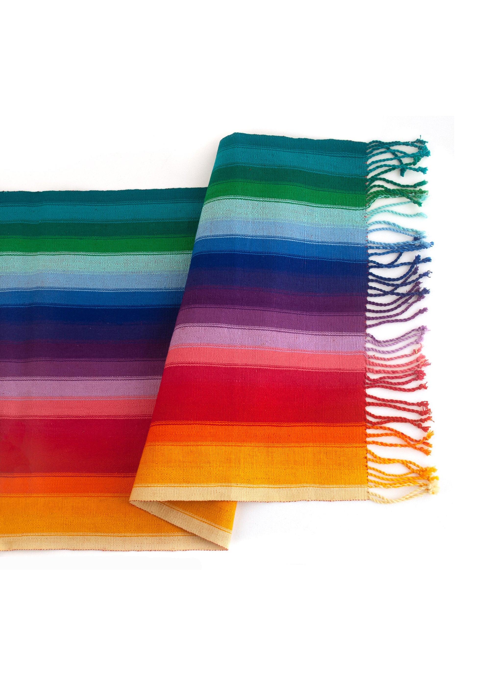 Mayan Hands - Rainbow Table Runner -
