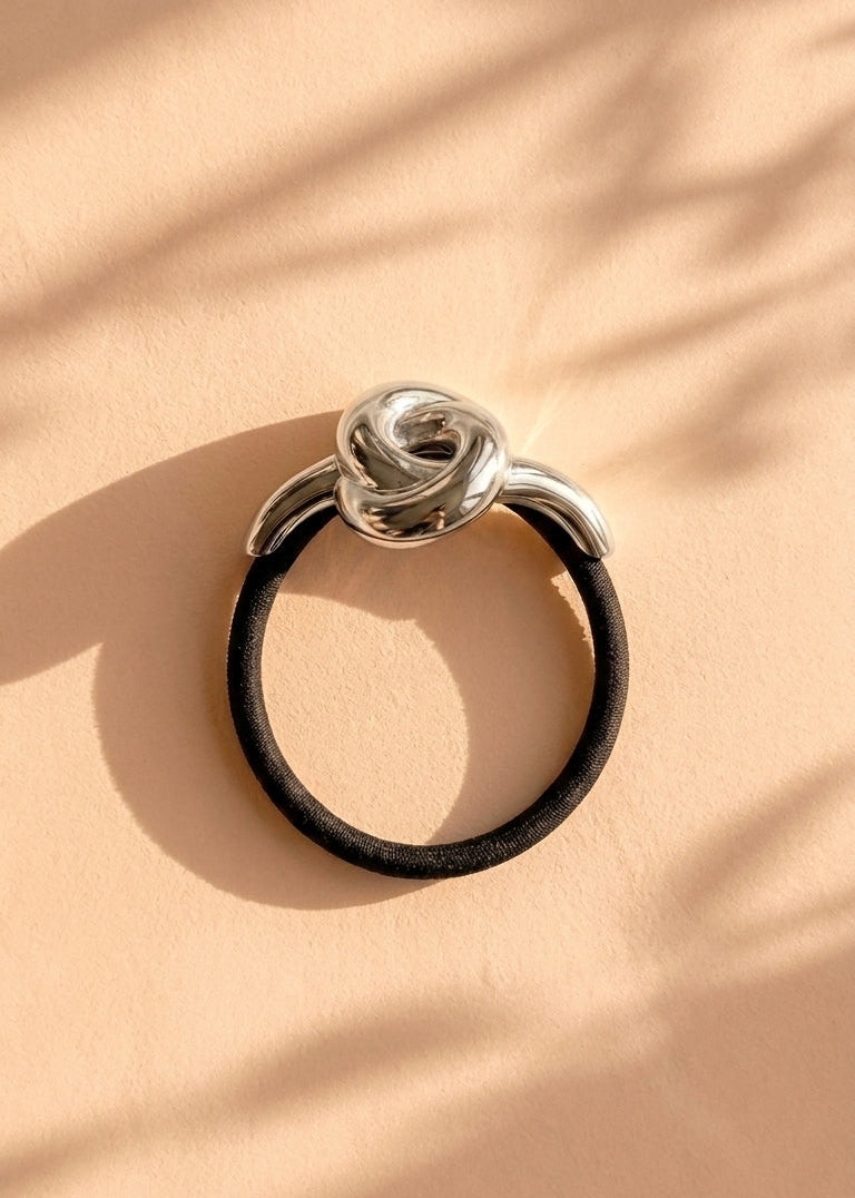 Twist and Shout Tie - Silver