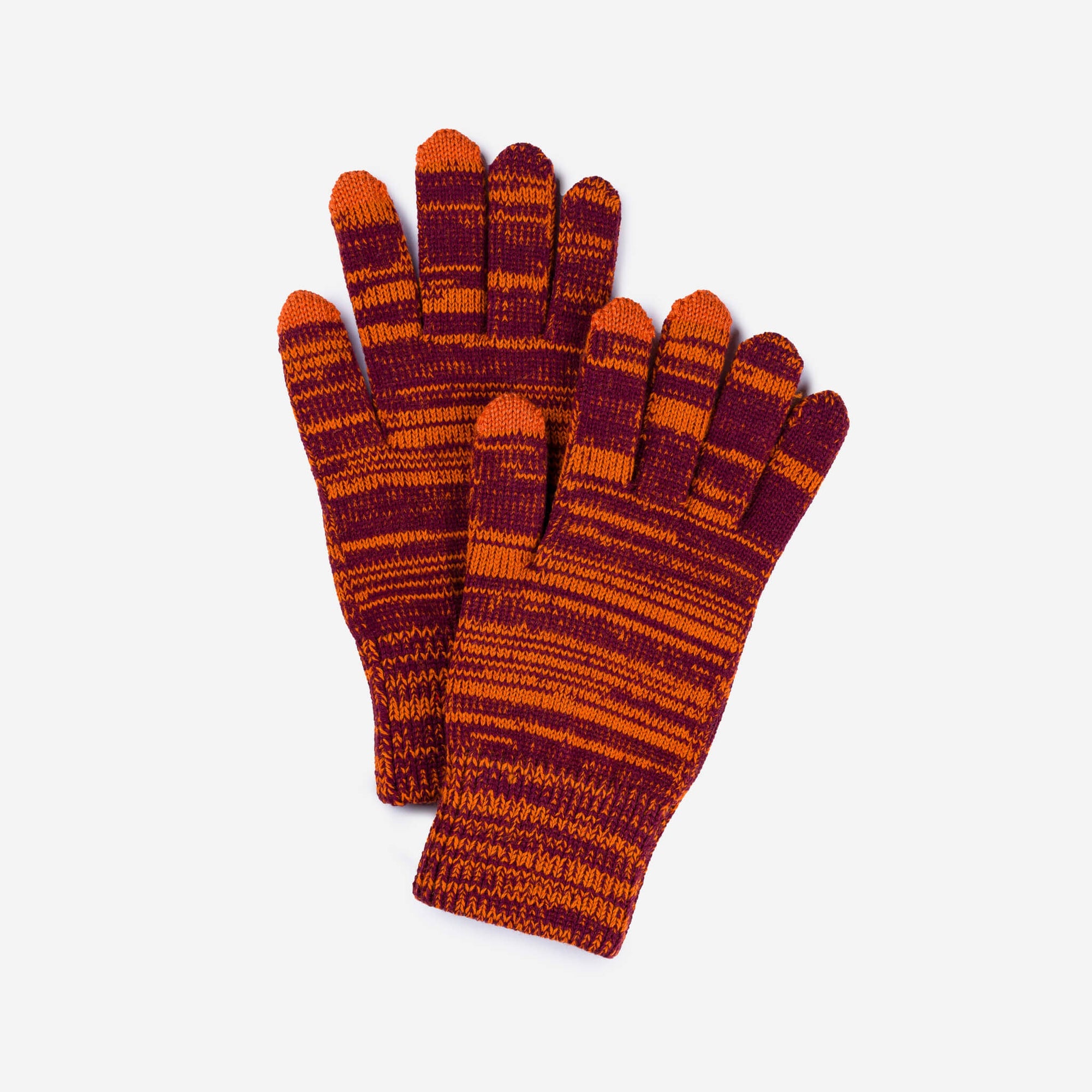 Verloop - Twist Knit Touchscreen Gloves - Flame Wine Red