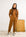 Wallis Long Sleeve Zip Jumpsuit - Tan