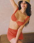 Montce - Tangerine Petal Bikini Top -