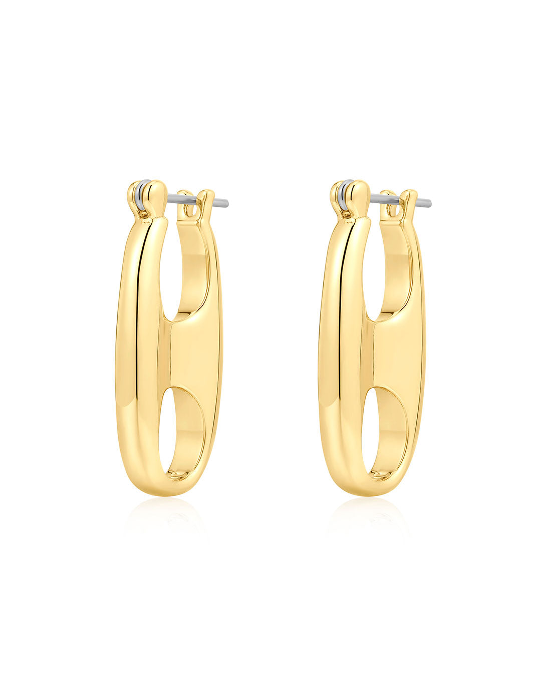 Luv Aj - The Circle Link Earrings - Gold
