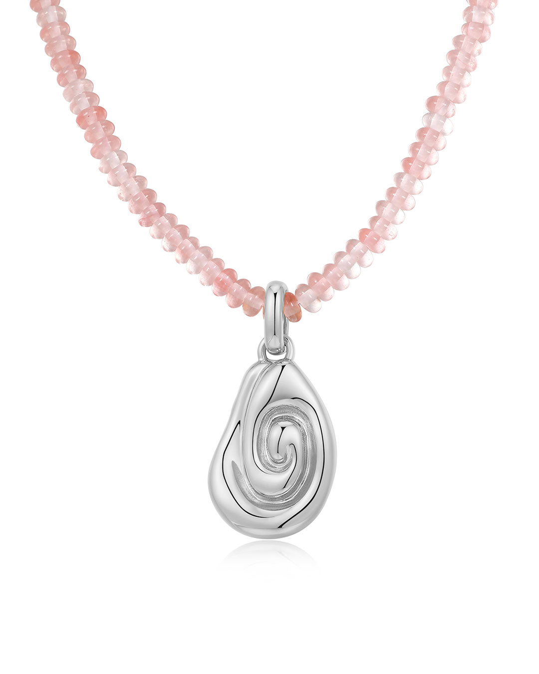 Luv Aj - The Coquille Beaded Necklace - Silver