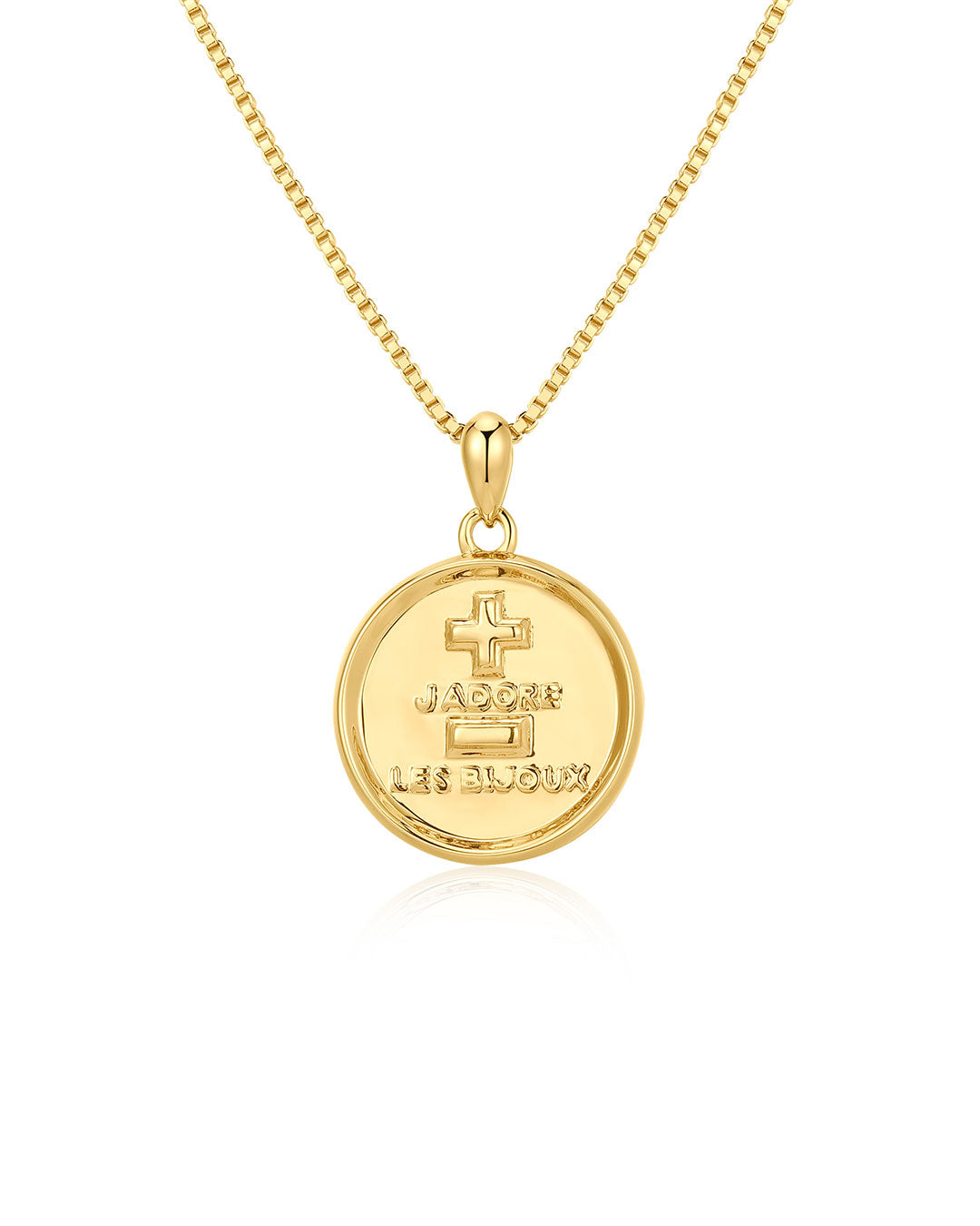 Luv Aj - The 'I Love Jewelry' Coin Necklace - Gold
