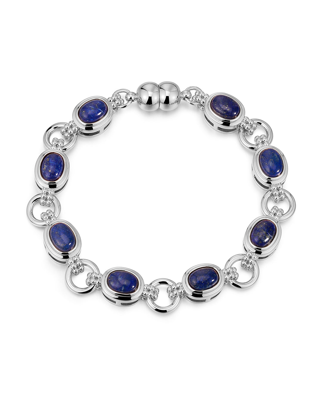 Luv Aj - The Lapis Link Bracelet - Silver
