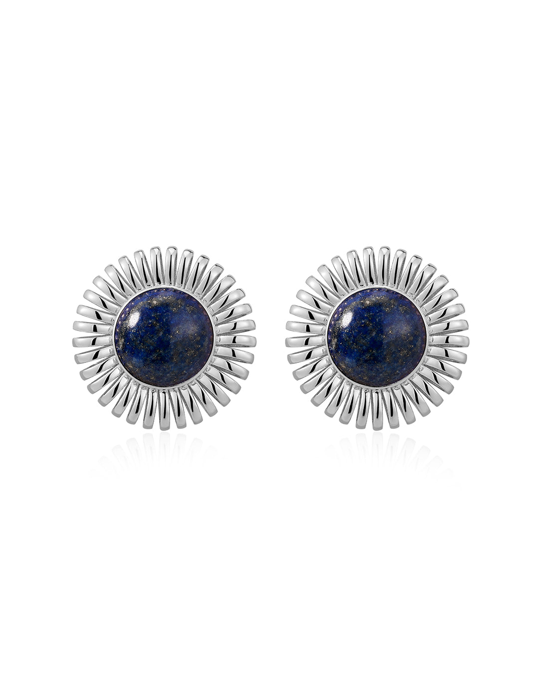 Luv Aj - The Lapis Spirale Studs - Silver