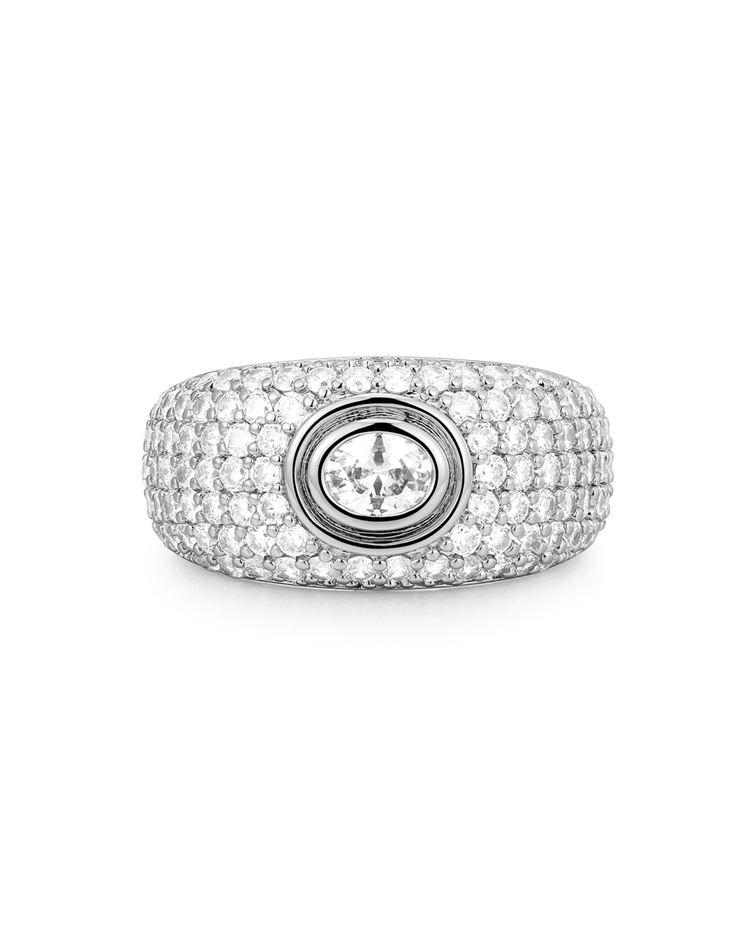 Luv Aj - The Pave Jewelle Ring - Silver