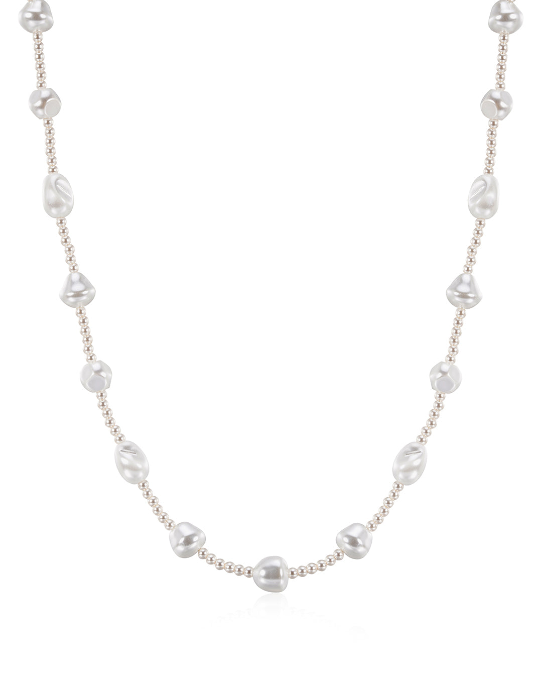 Luv Aj - The Pearl Stud Necklace - Gold