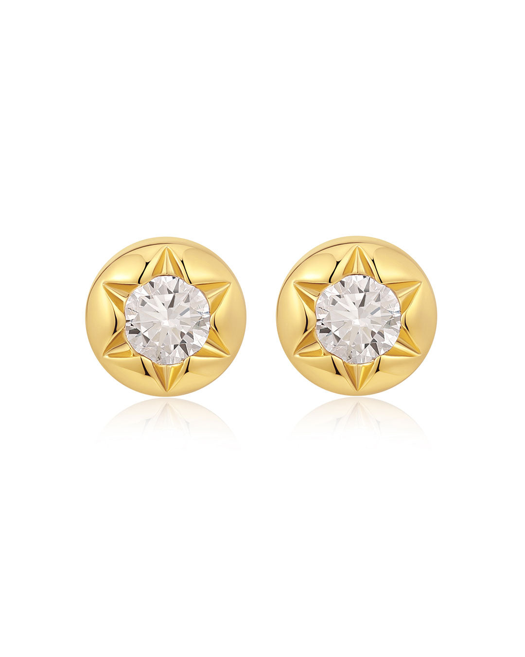 Luv Aj - The Rose Bud Studs - Gold