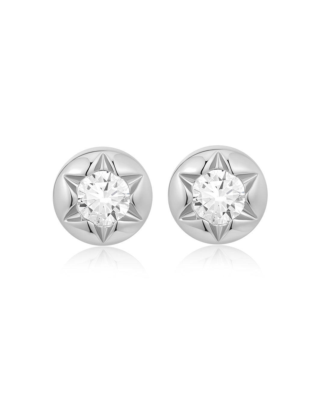 Luv Aj - The Rose Bud Studs - Silver
