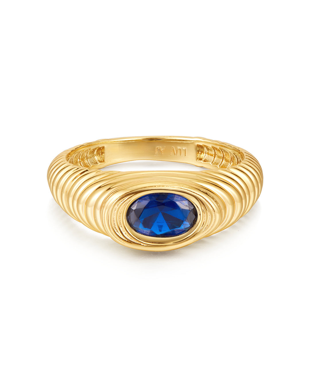 Luv Aj - The Royale Stone Signet Ring - Gold 5
