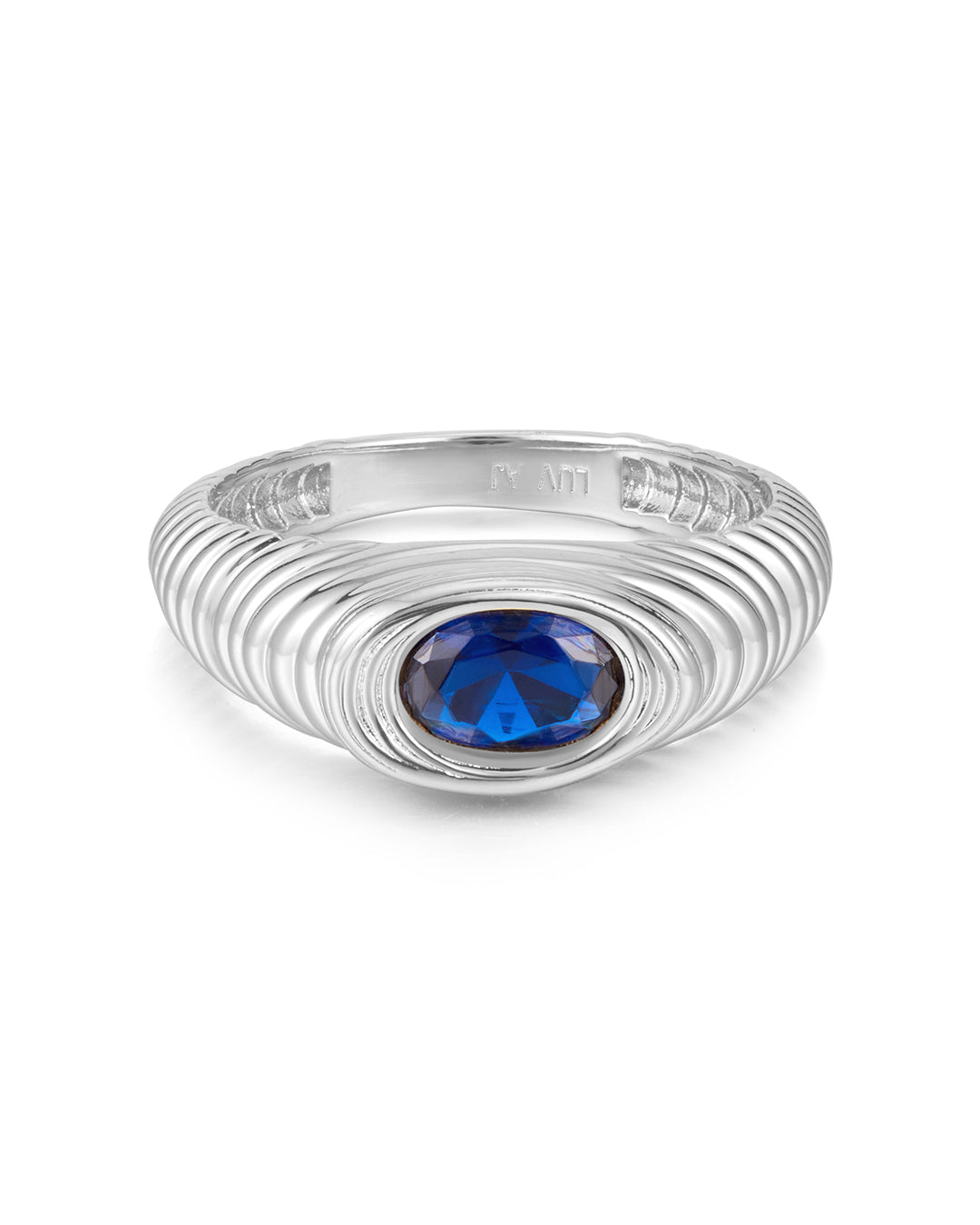 Luv Aj - The Royale Stone Signet Ring - Silver 5