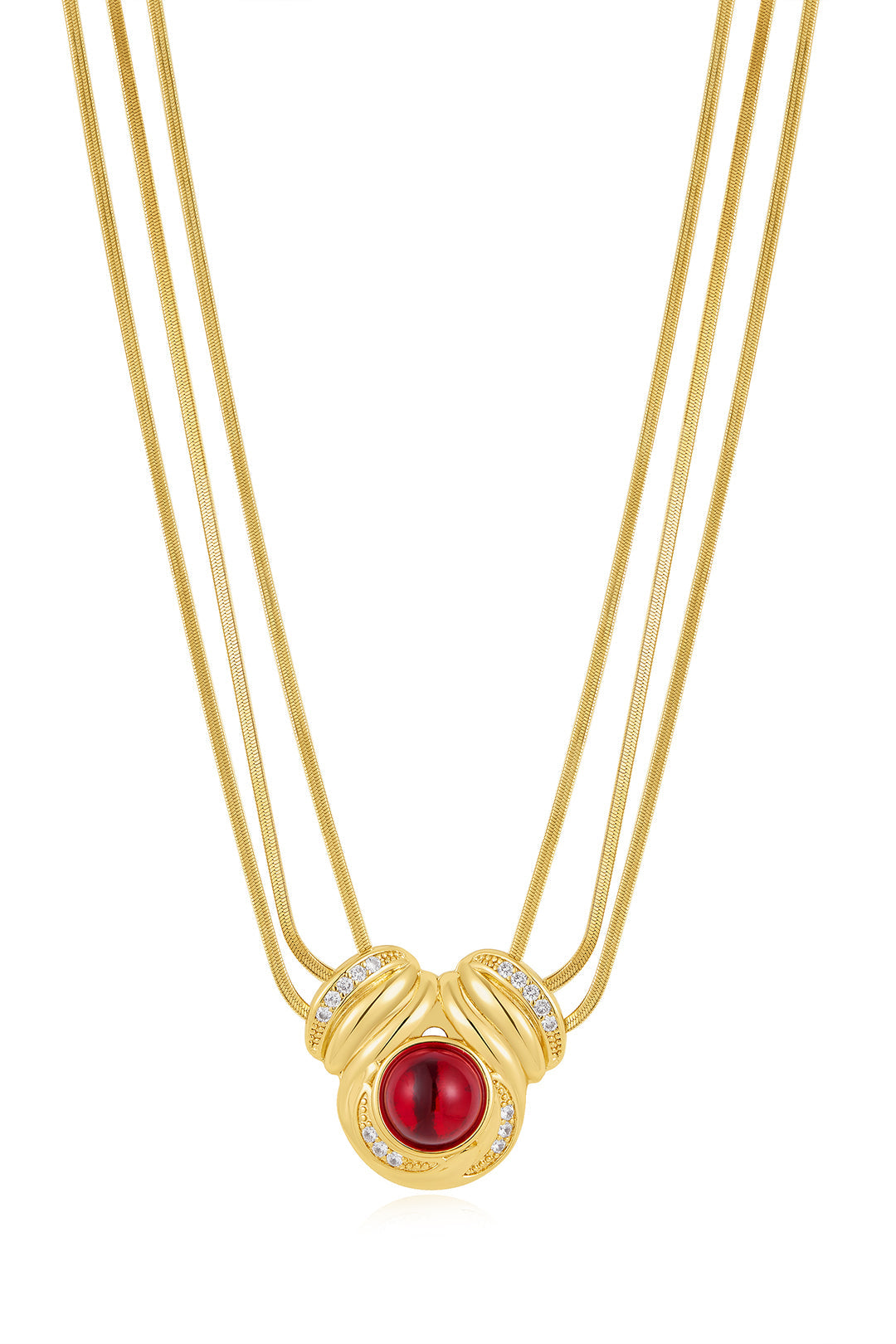 Luv Aj - The Shiraz Pendant Necklace - Gold