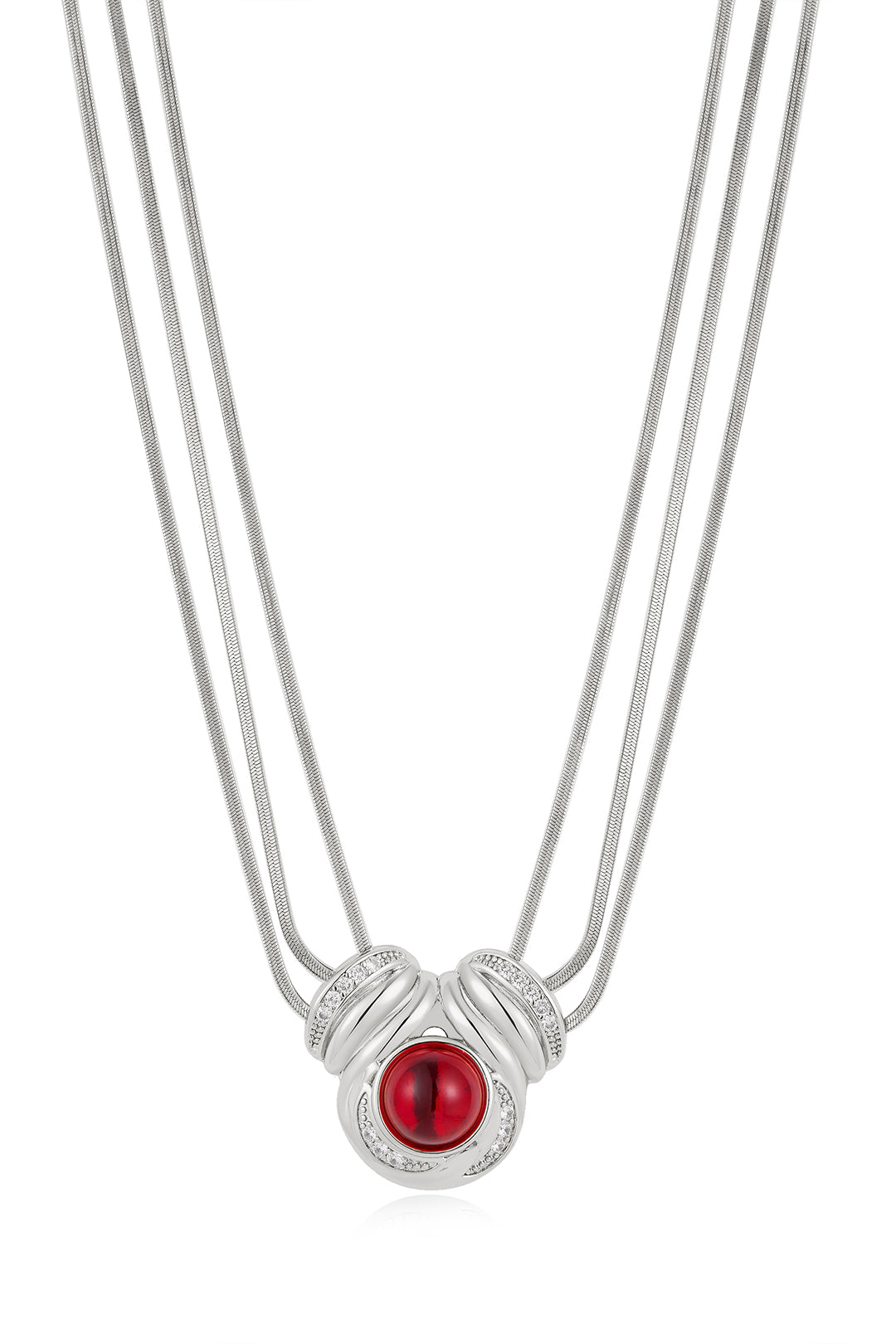Luv Aj - The Shiraz Pendant Necklace - Silver