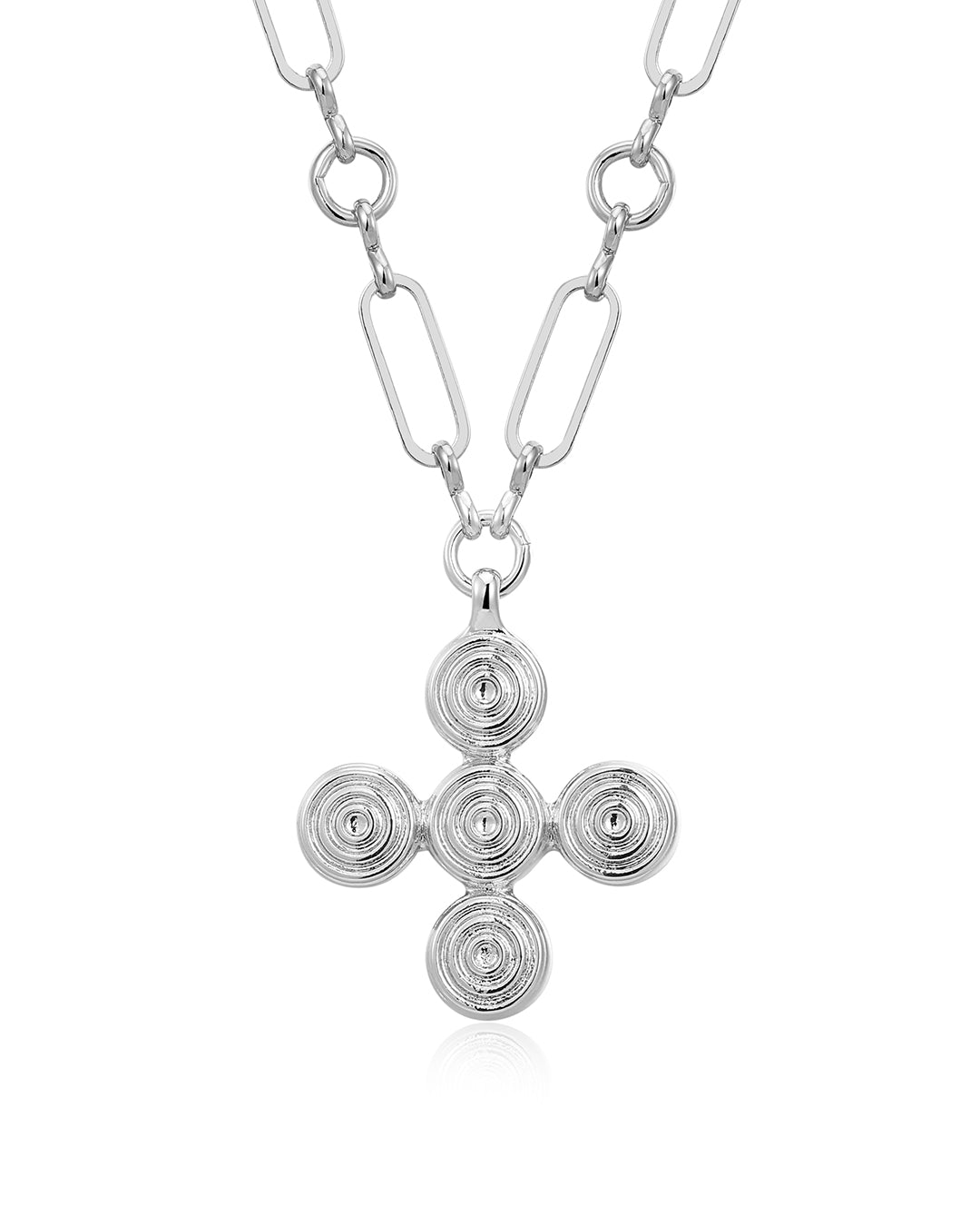 Luv Aj - The Spirale Pendant Necklace - Silver