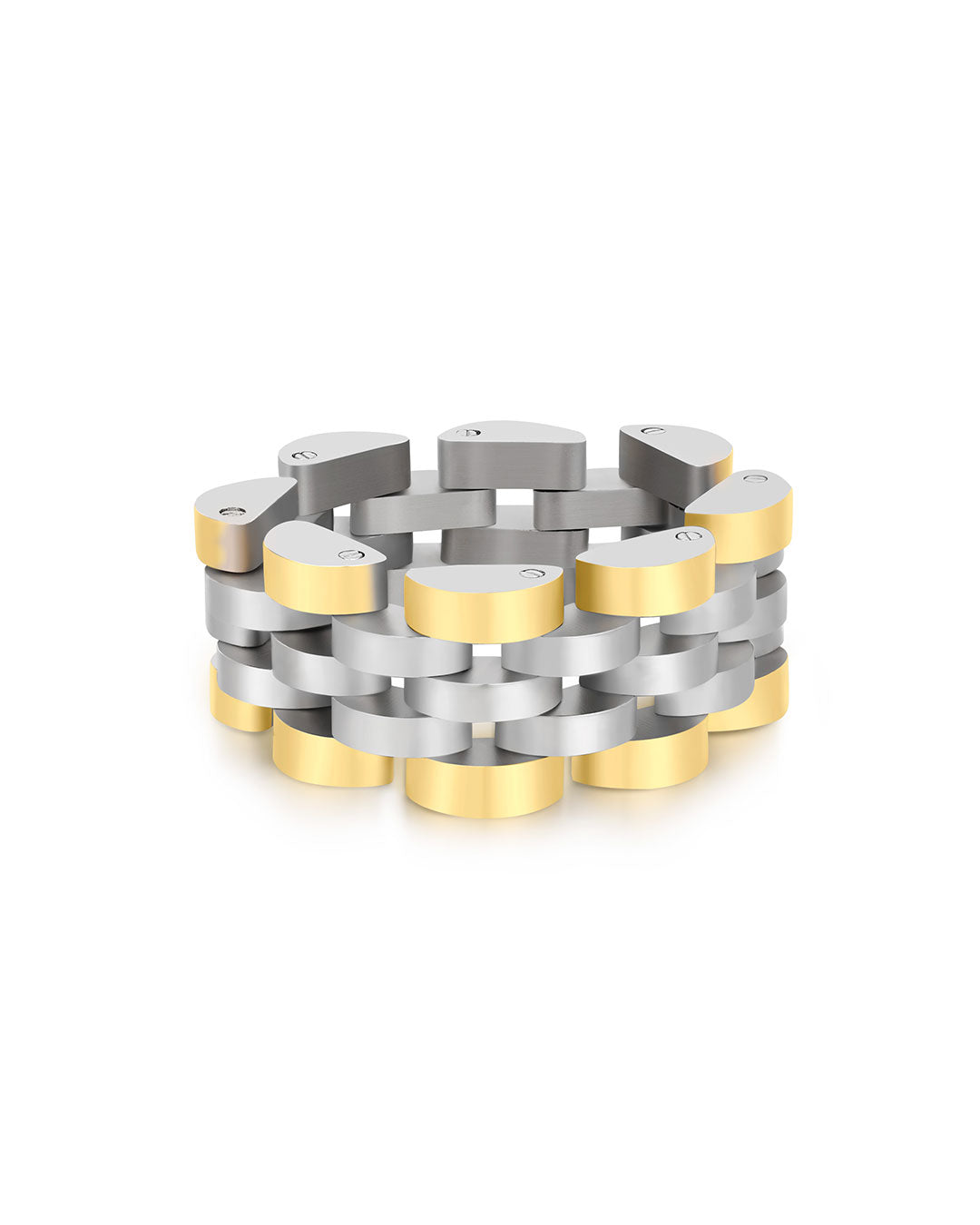 Luv Aj - The Two Tone Timepiece Ring -