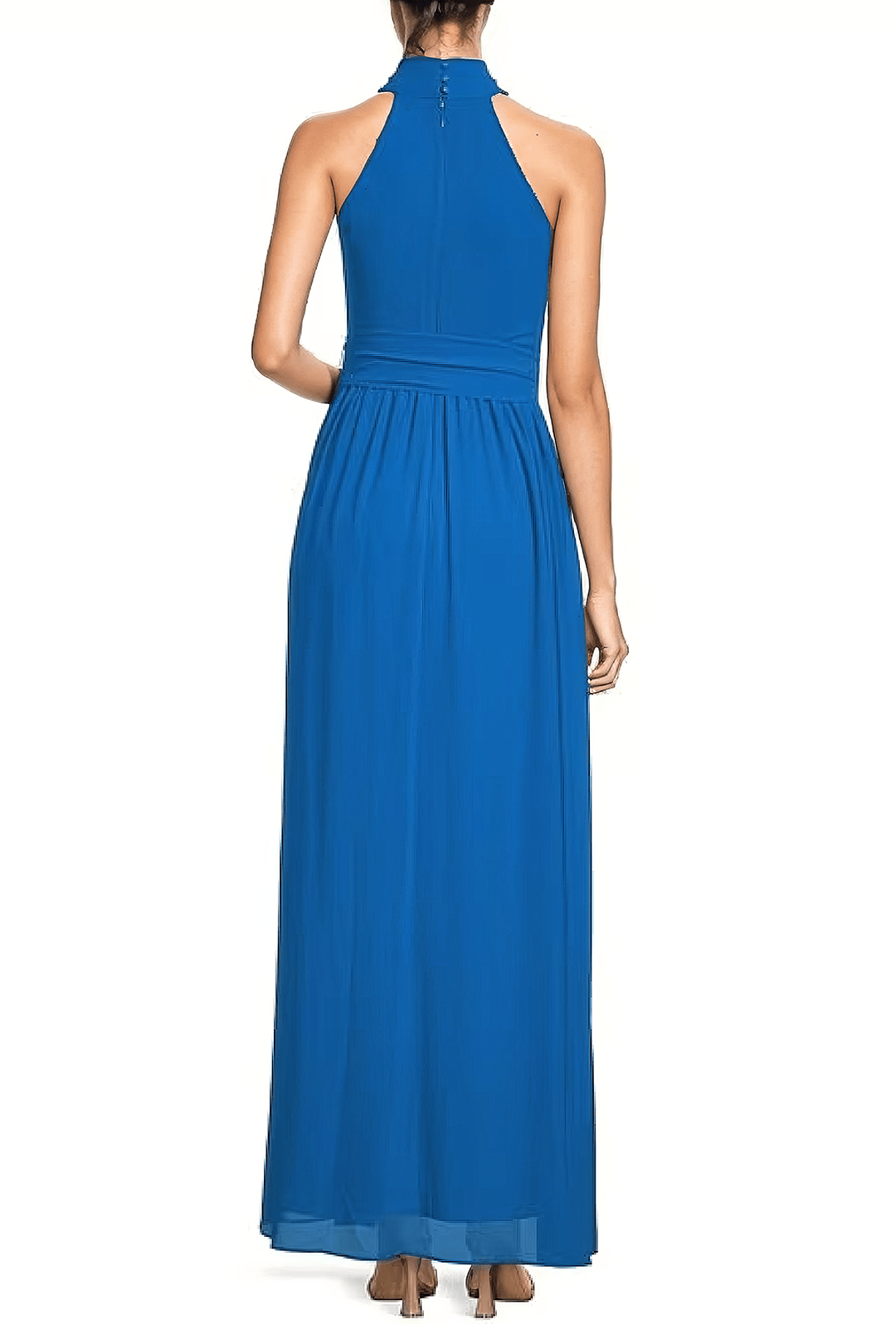 The Leah - Criss-Cross Halter Maxi Dress