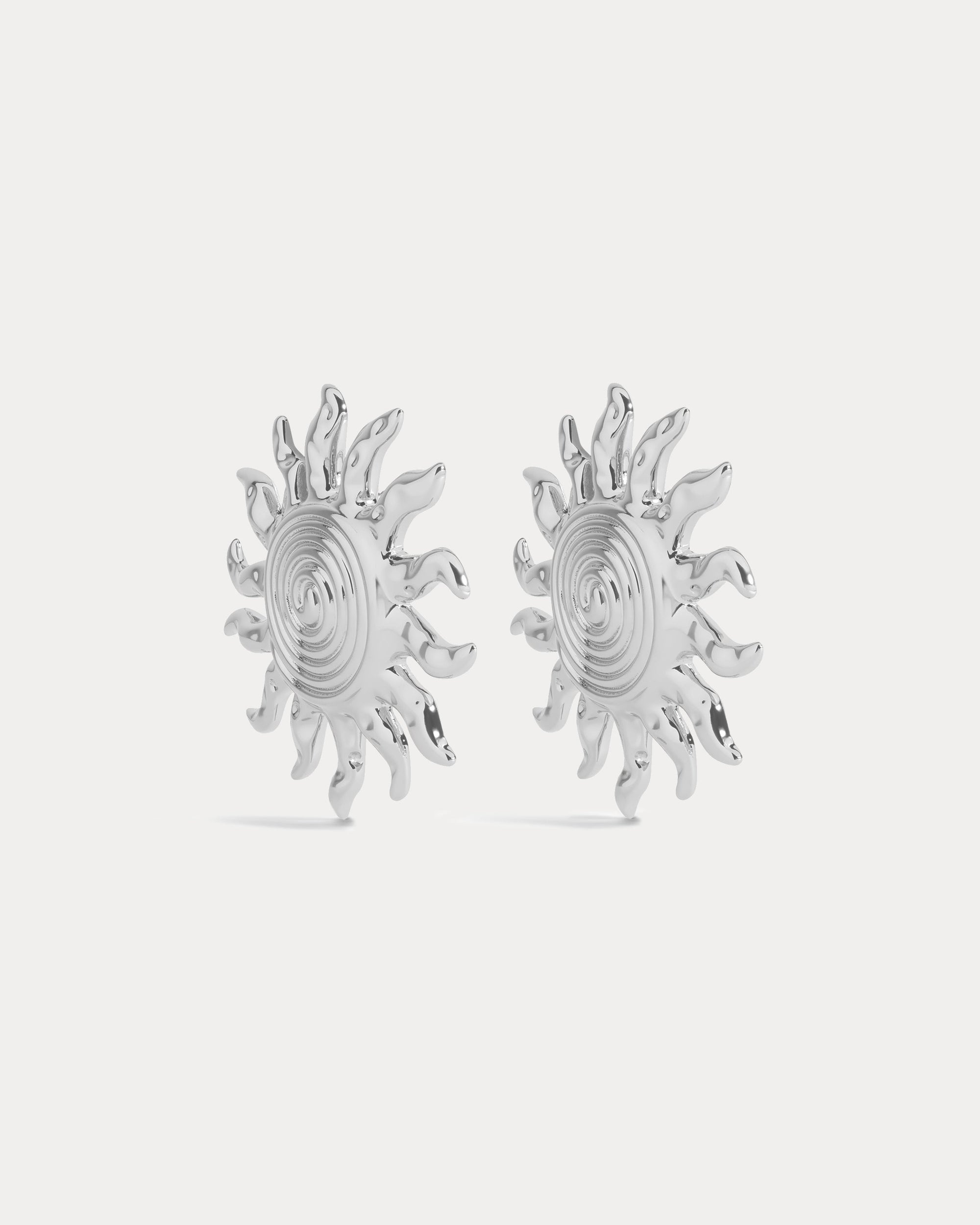 Luv Aj - The Ibiza Sun Earrings - Silver