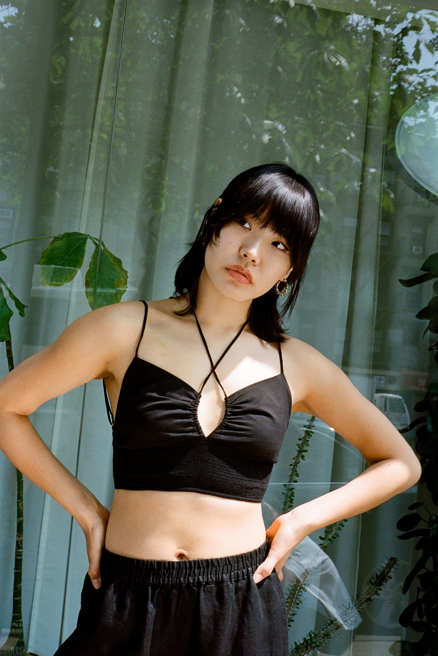 WRAY - Tie Croplette - Black -