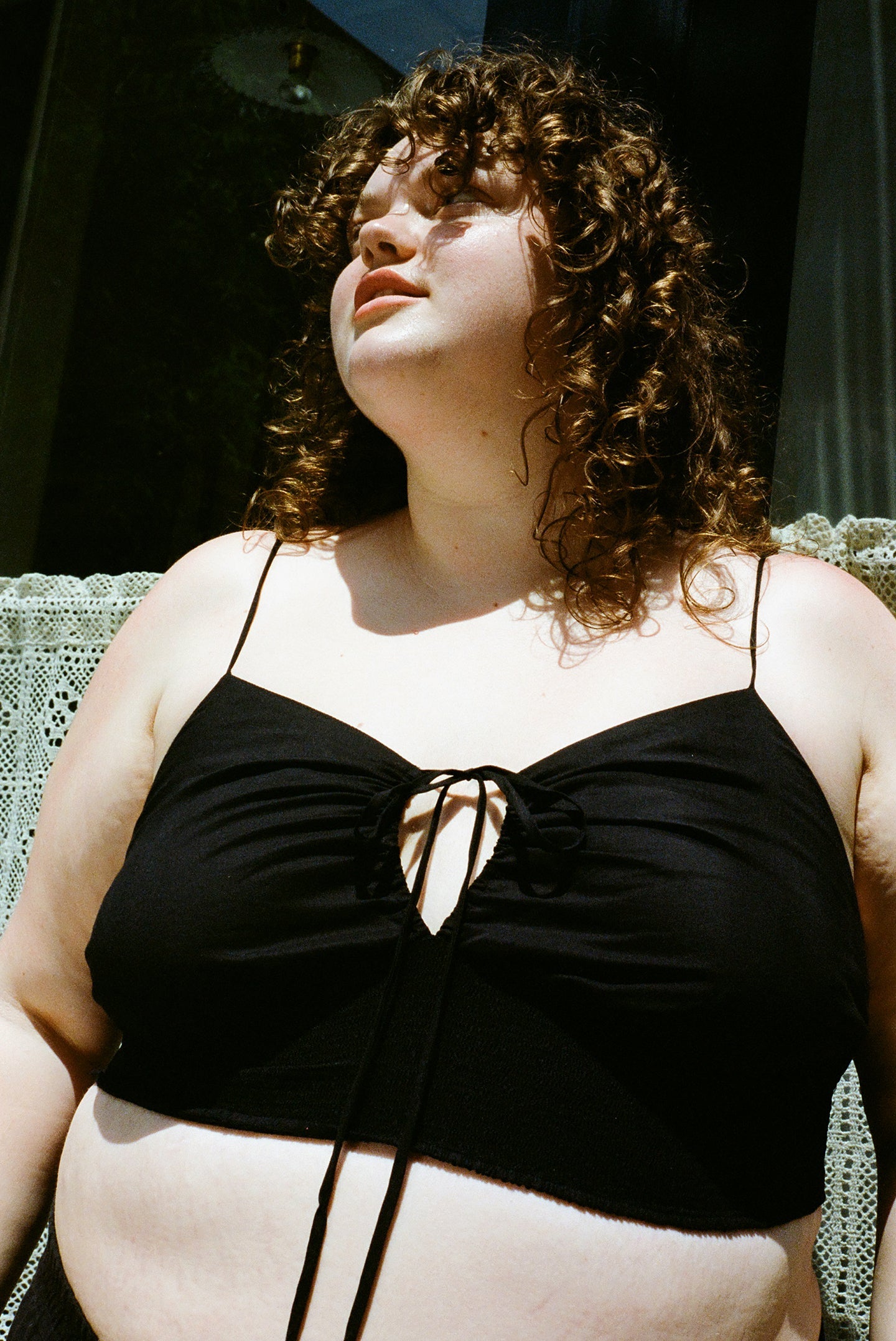 WRAY - Tie Croplette - Black -