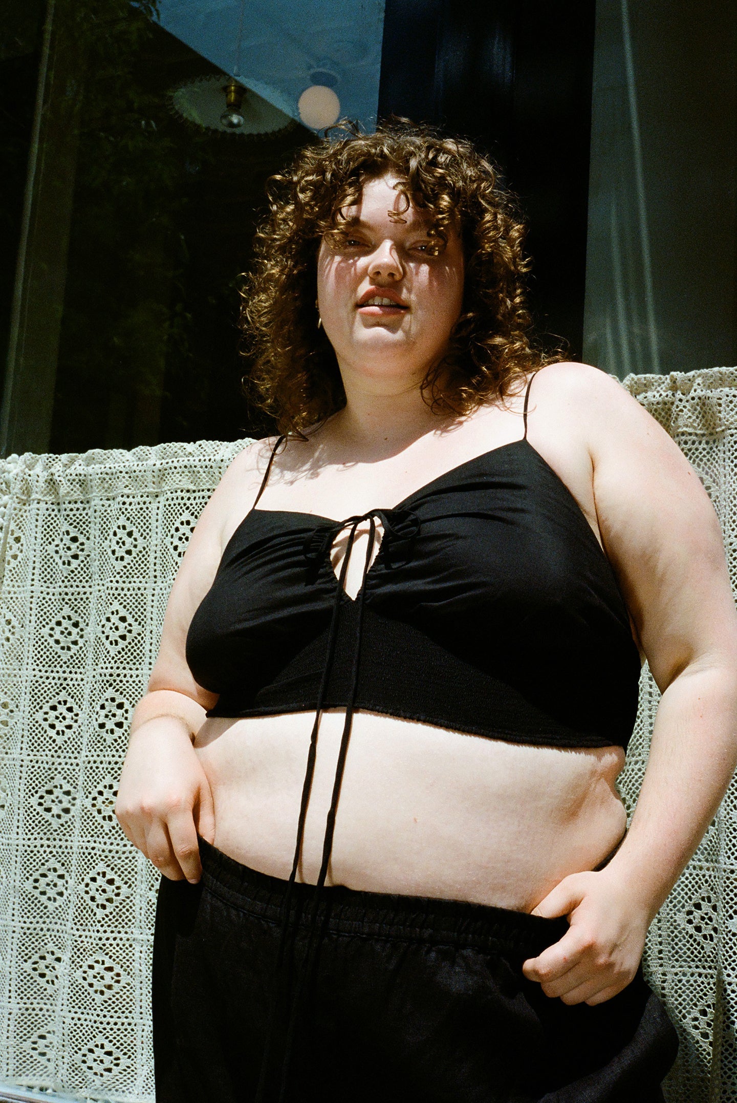 WRAY - Tie Croplette - Black -