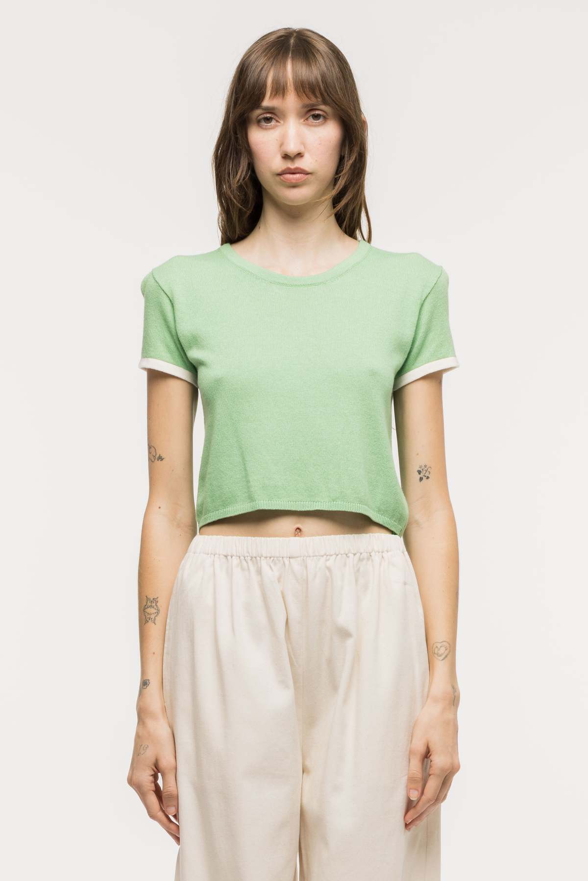 Toit Volant - Katya Knit Top - Sage -