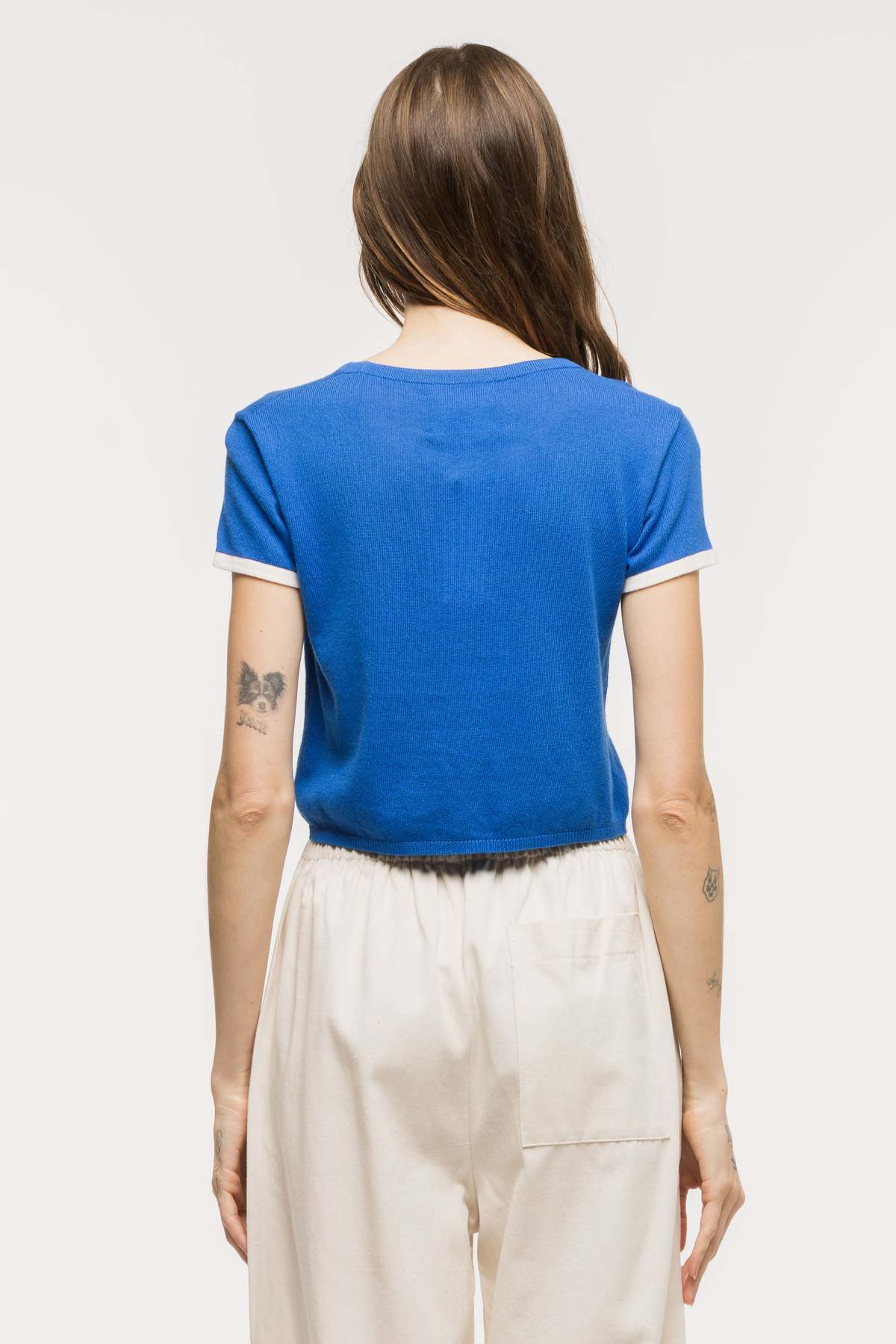 Toit Volant - Katya Knit Top - Cobalt -