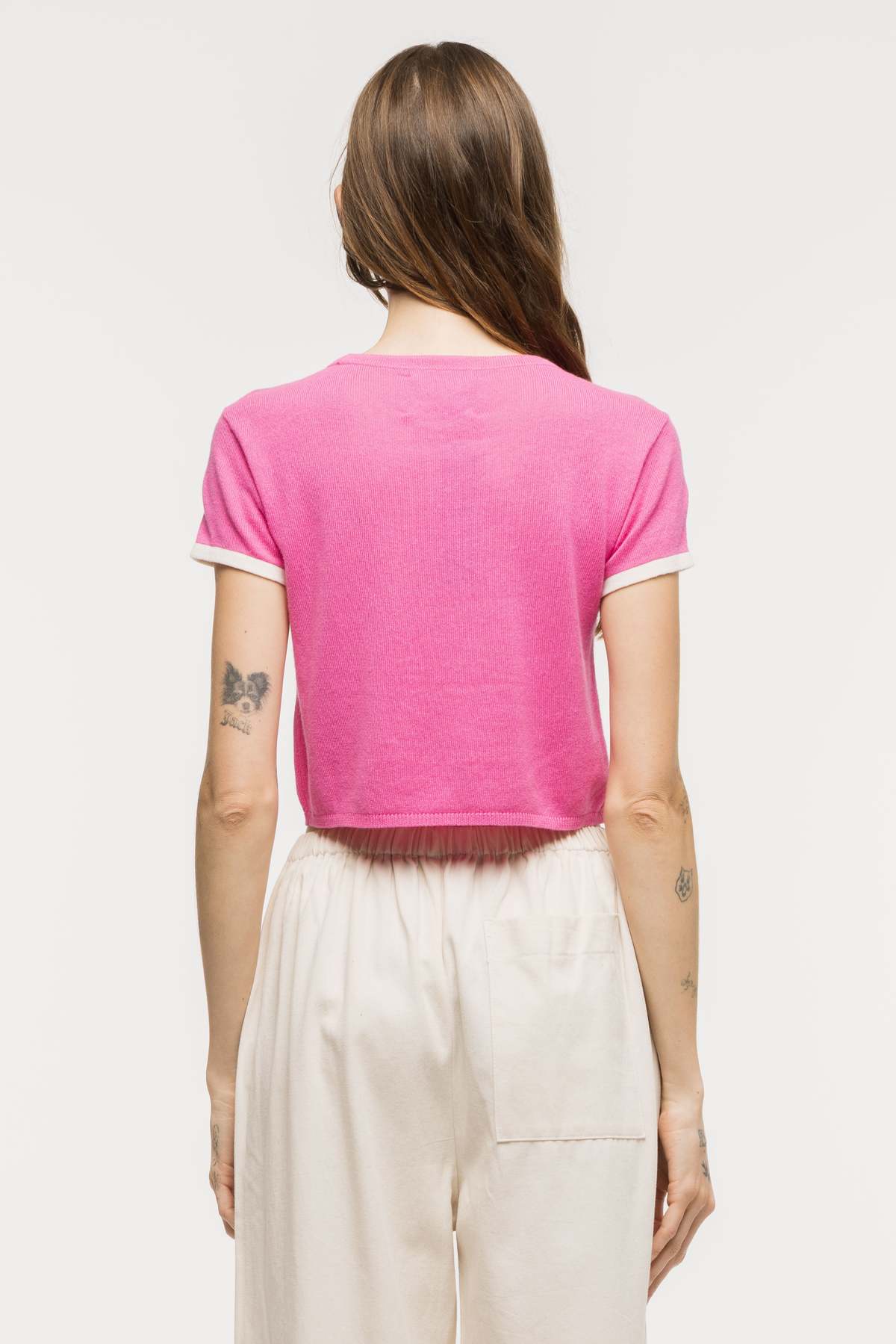 Toit Volant - Katya Knit Top - Fuchsia -