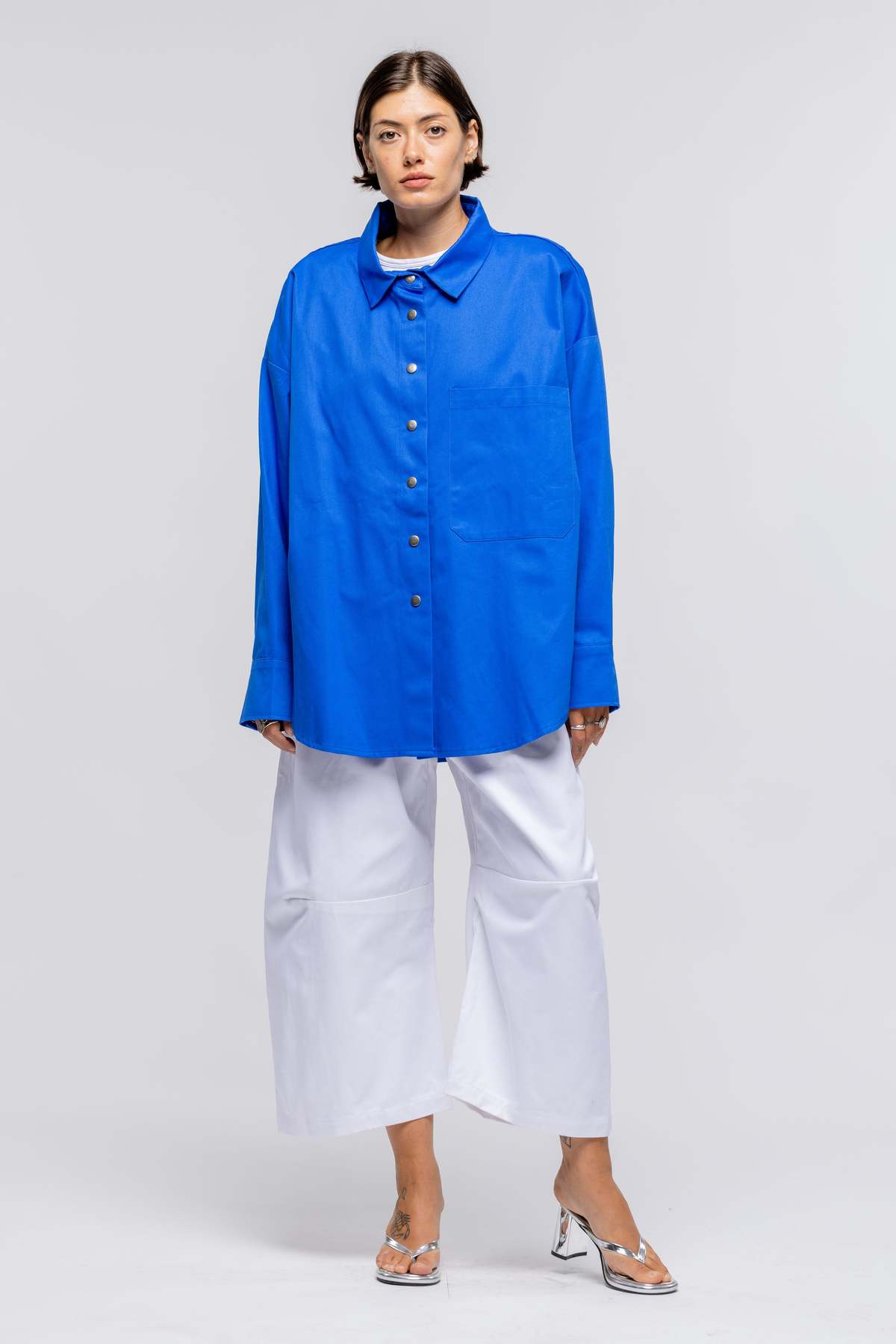 Martin Shirt Jacket - Marine Blue