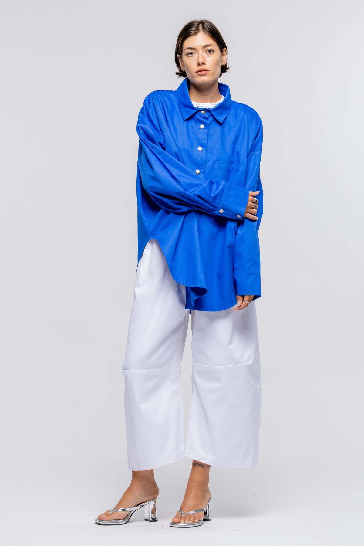 Martin Shirt Jacket - Marine Blue