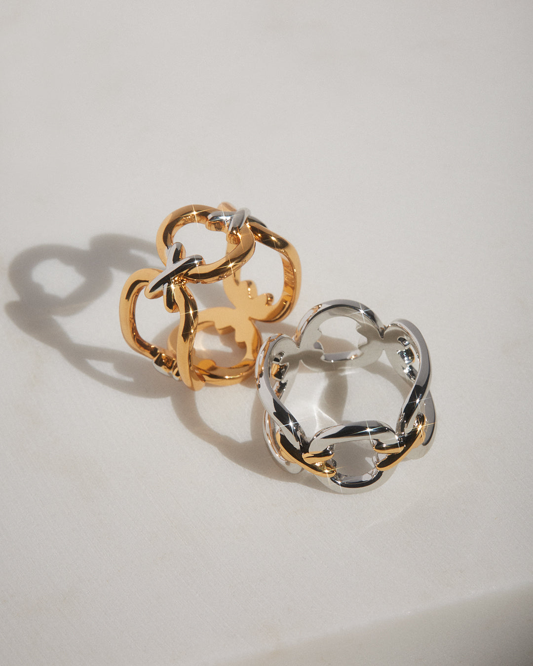 Luv Aj - Two-Tone Chain Ring -