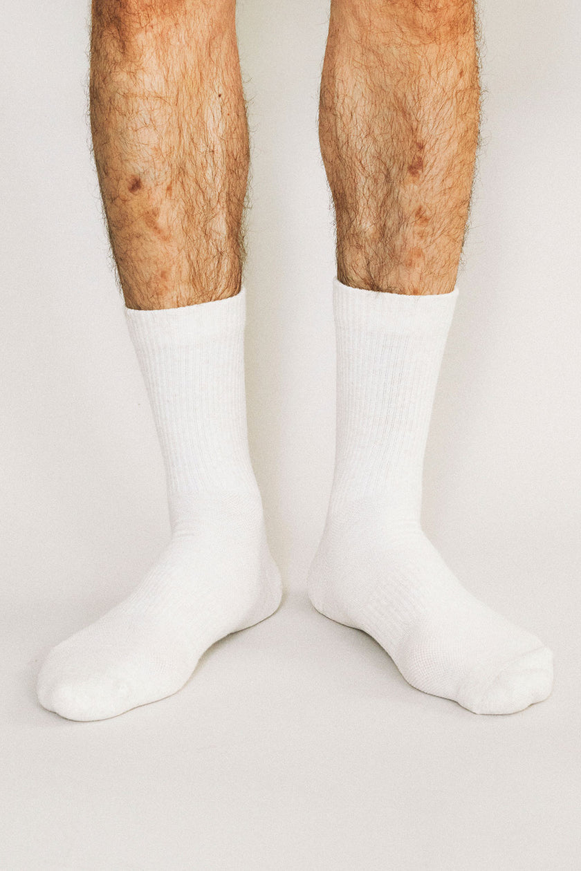 Tailored Union - Men's Base Sock - Off White -