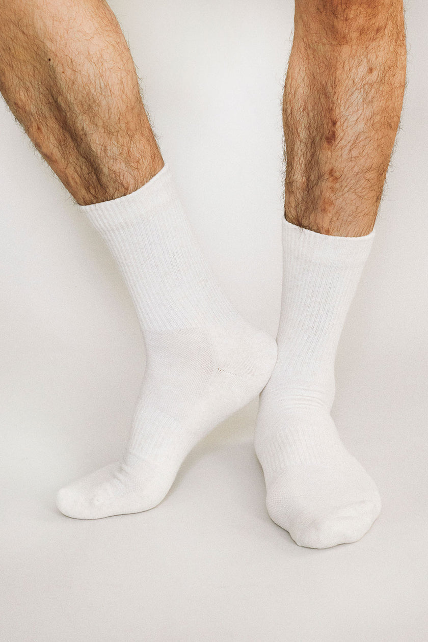 Tailored Union - Men's Base Sock - Off White -