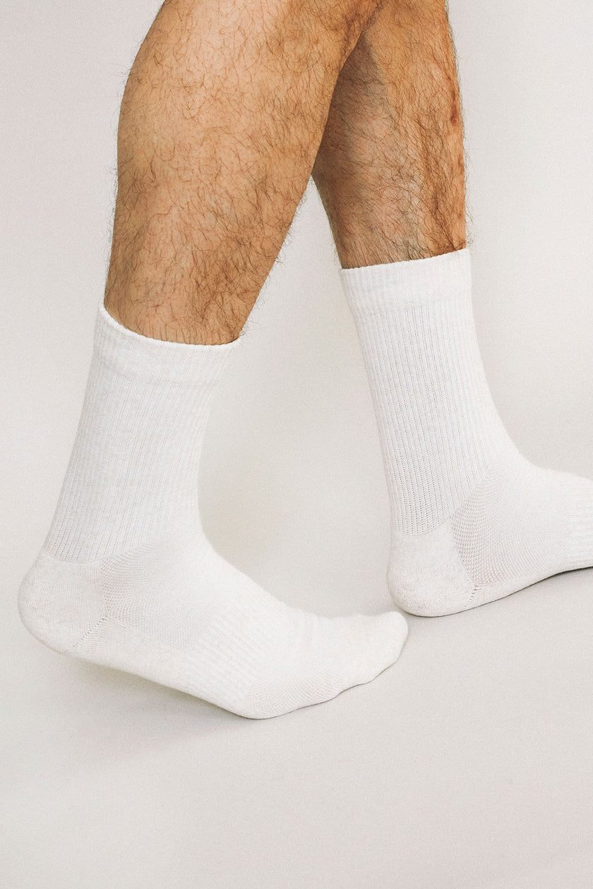 Tailored Union - Men's Base Sock - Off White -
