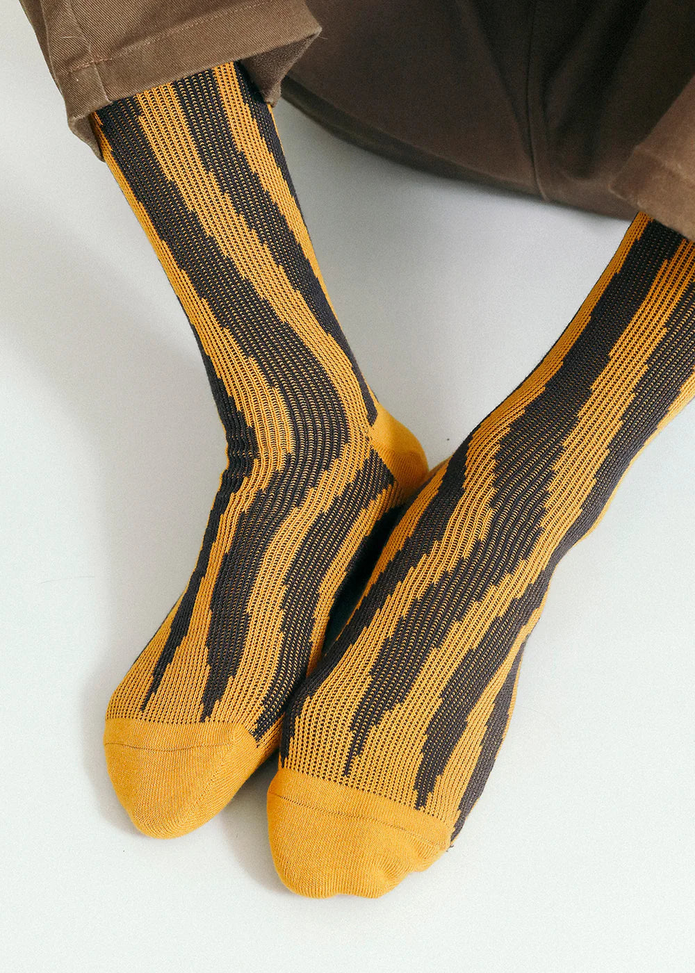 Tailored Union - Groove - Gold Men's Socks -