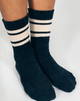 Tailored Union - Flour Plush Teddy Ankle Socks - Black -