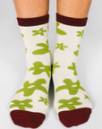 Tailored Union - Flowers Knit Ankle Sock -