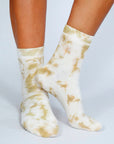 Tailored Union - Terry Tie Dye Ankle Socks - Sand -