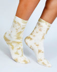 Tailored Union - Terry Tie Dye Ankle Socks - Sand -