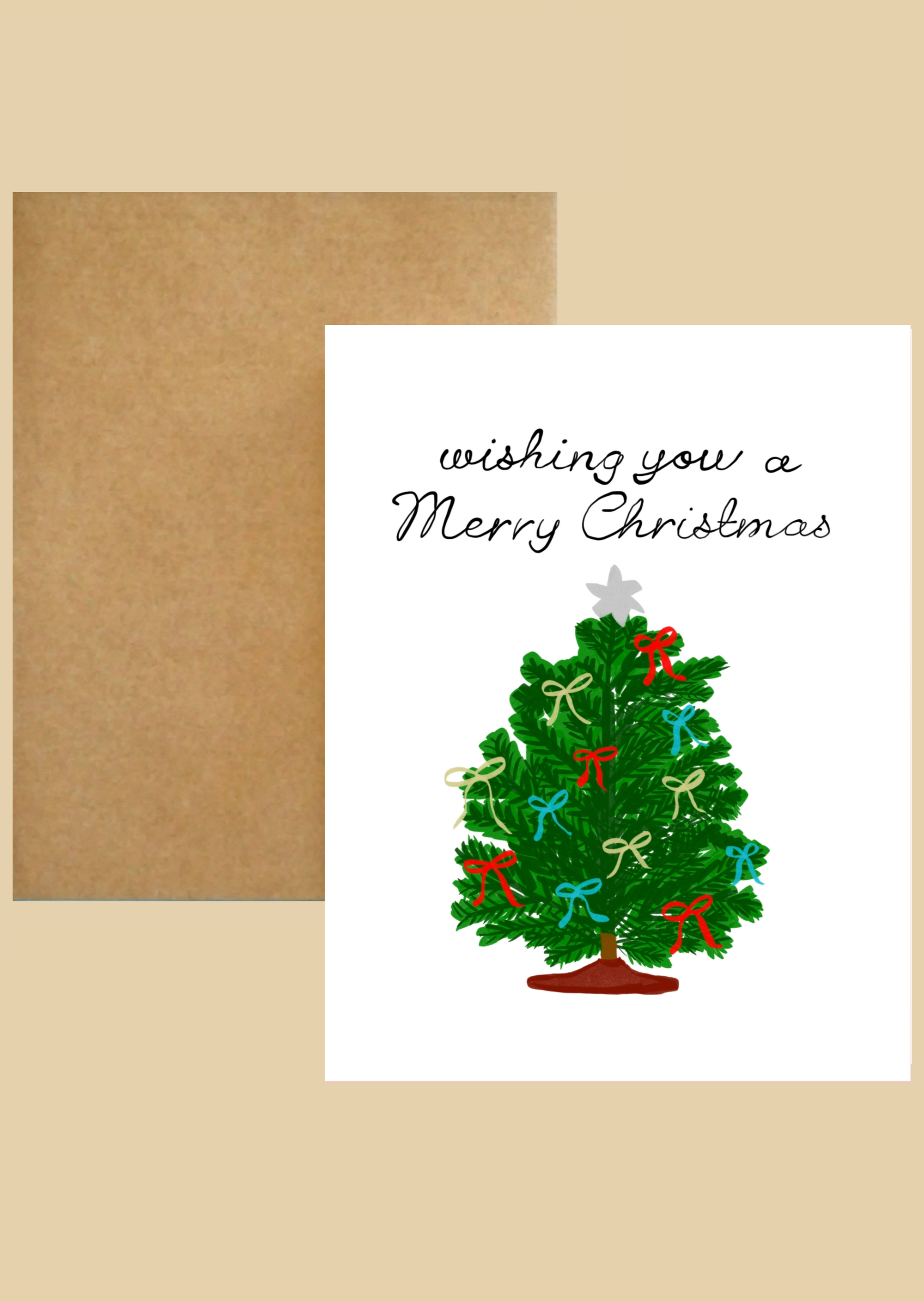 Greeting Card - Wishing you a Merry Christmas