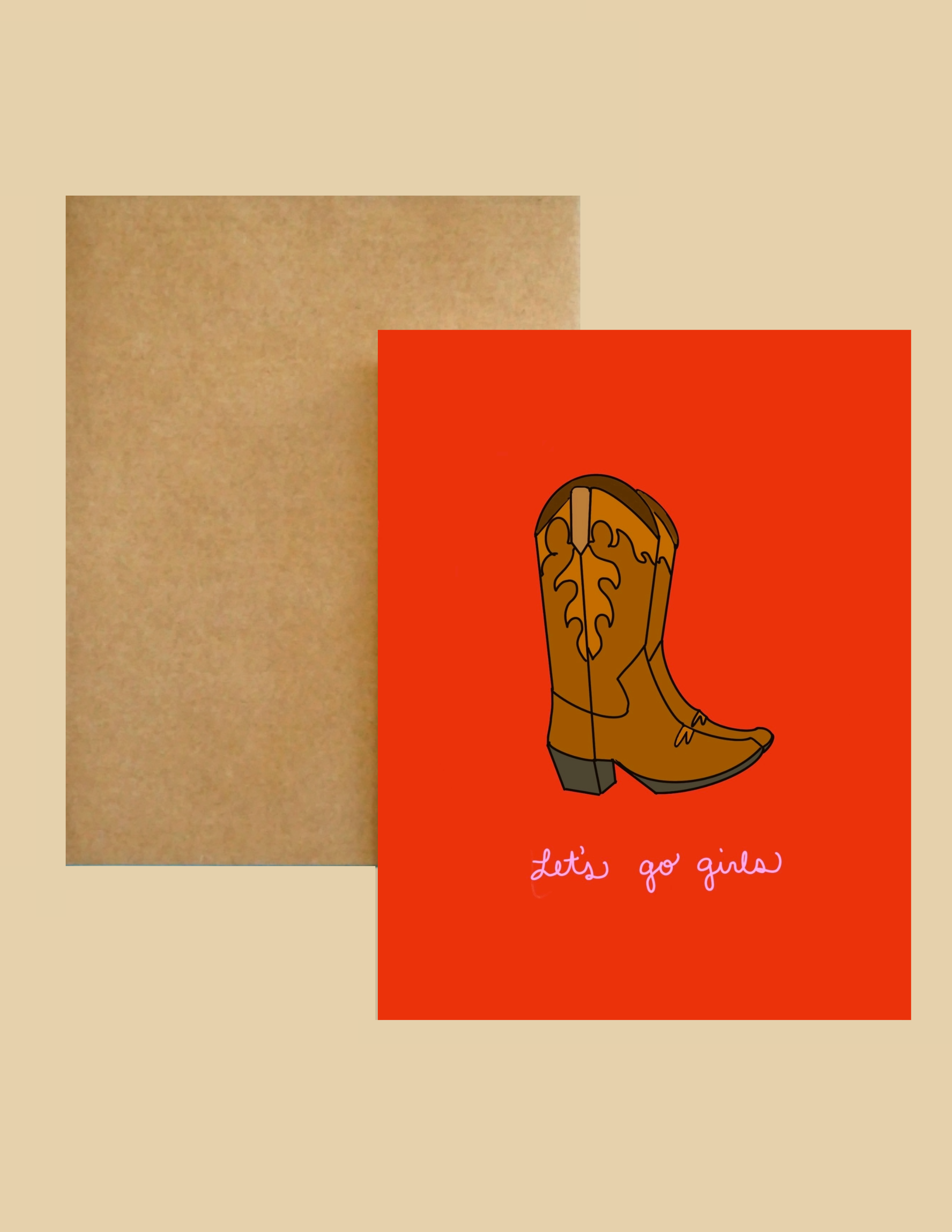 Greeting Card - Let&#39;s Go Girls