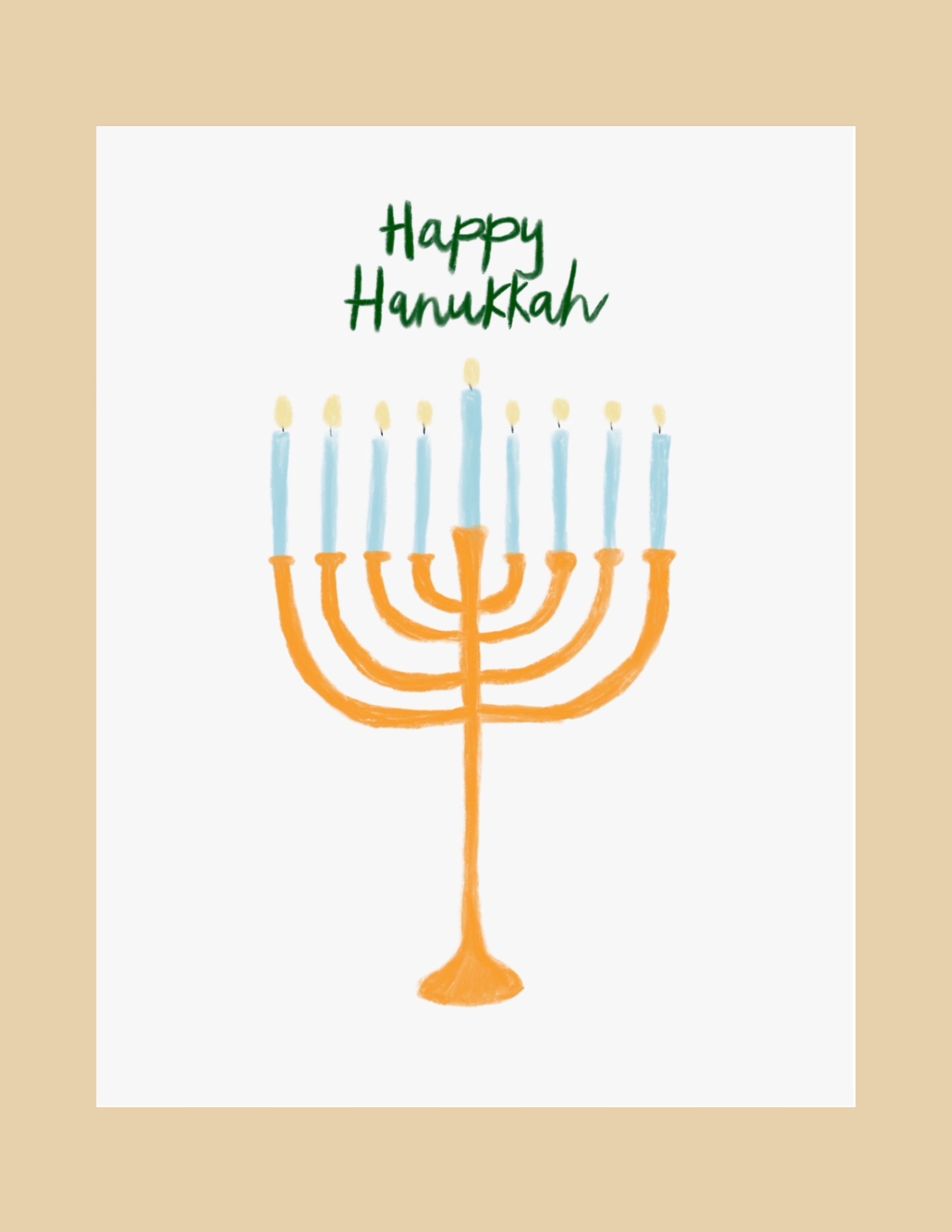 Greeting Cards - Happy Hanukkah