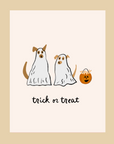 Nice Paper - Greeting Card - trick or treat -