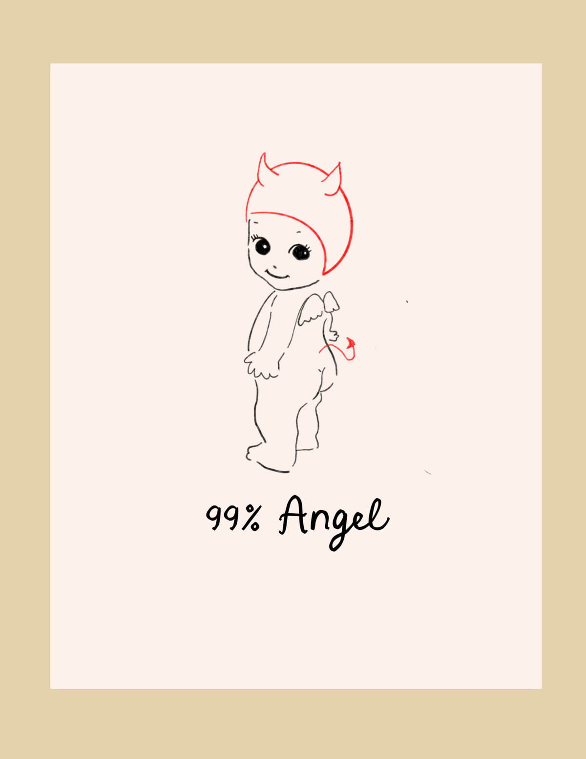 Nice Paper - Greeting Card - 99% Angel -
