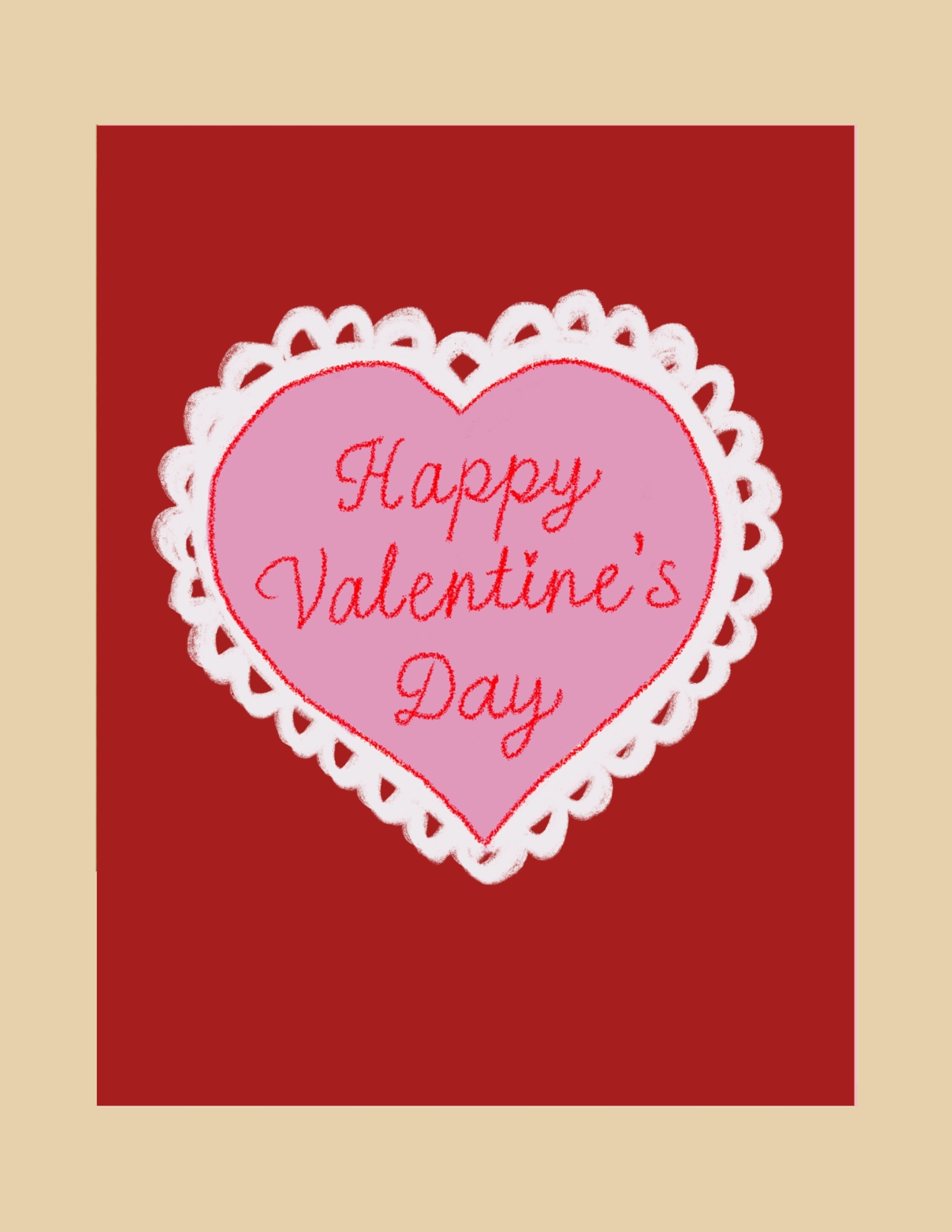 Greeting Card - Happy Valentine&#39;s Day