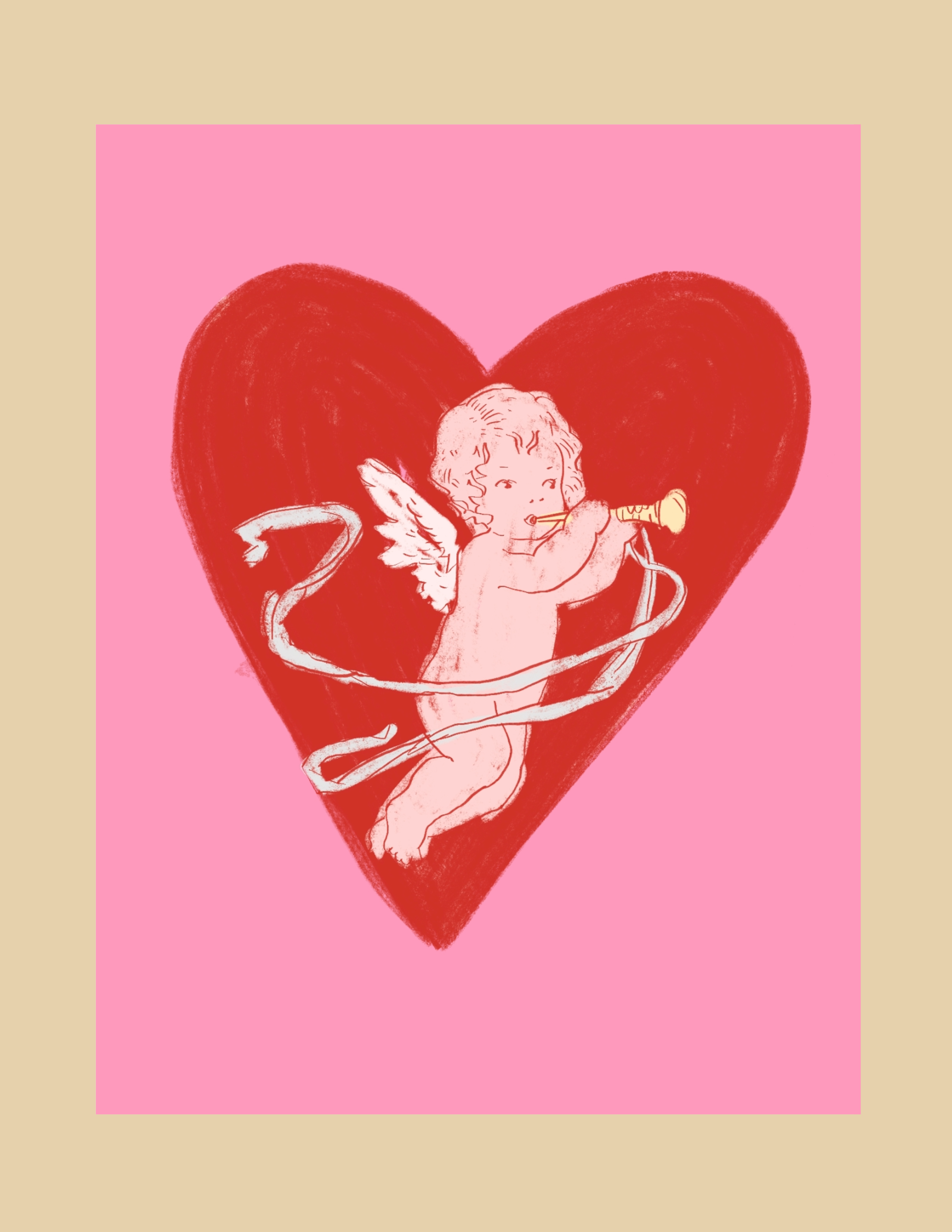 Greeting Card - Cupid