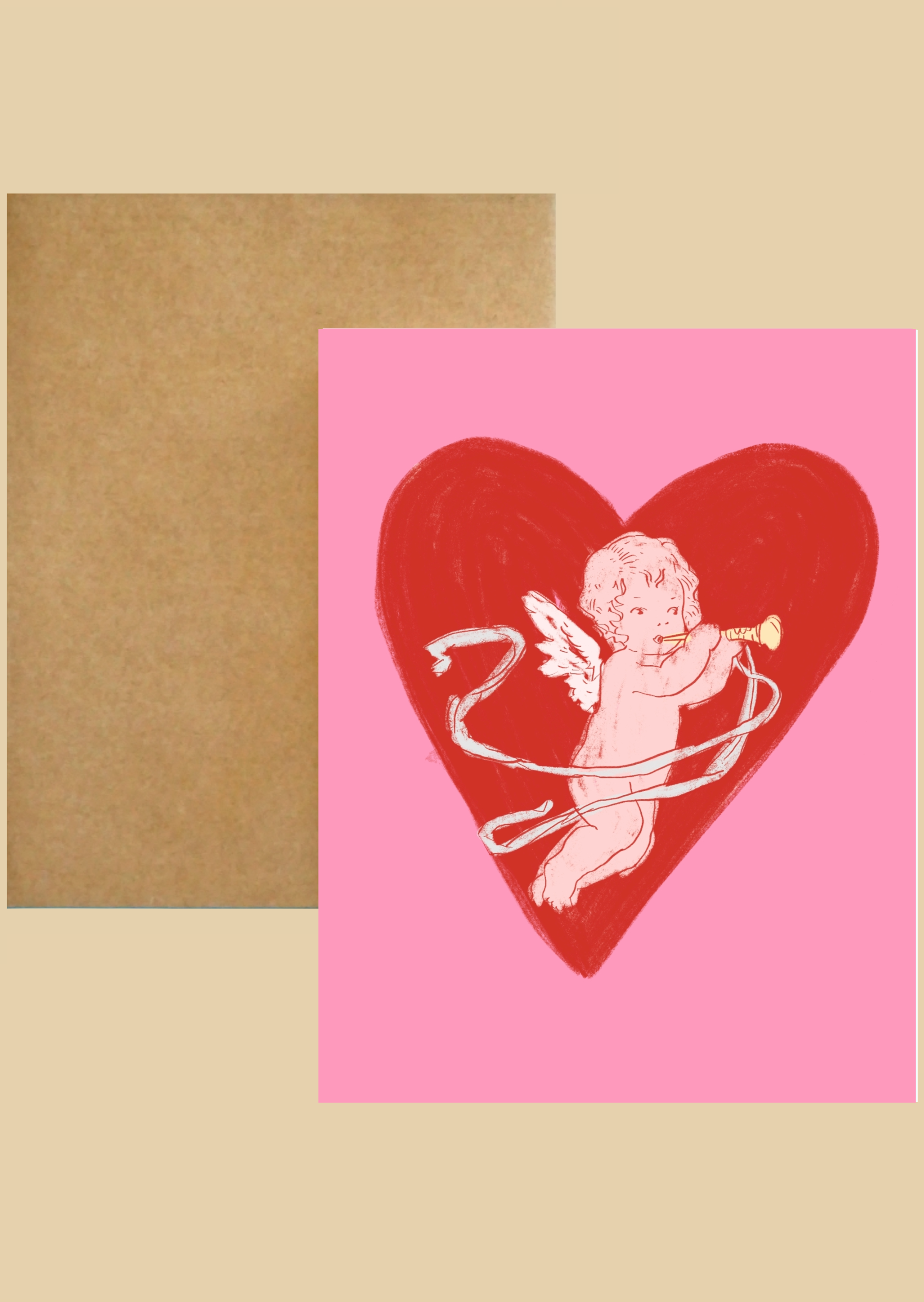 Greeting Card - Cupid