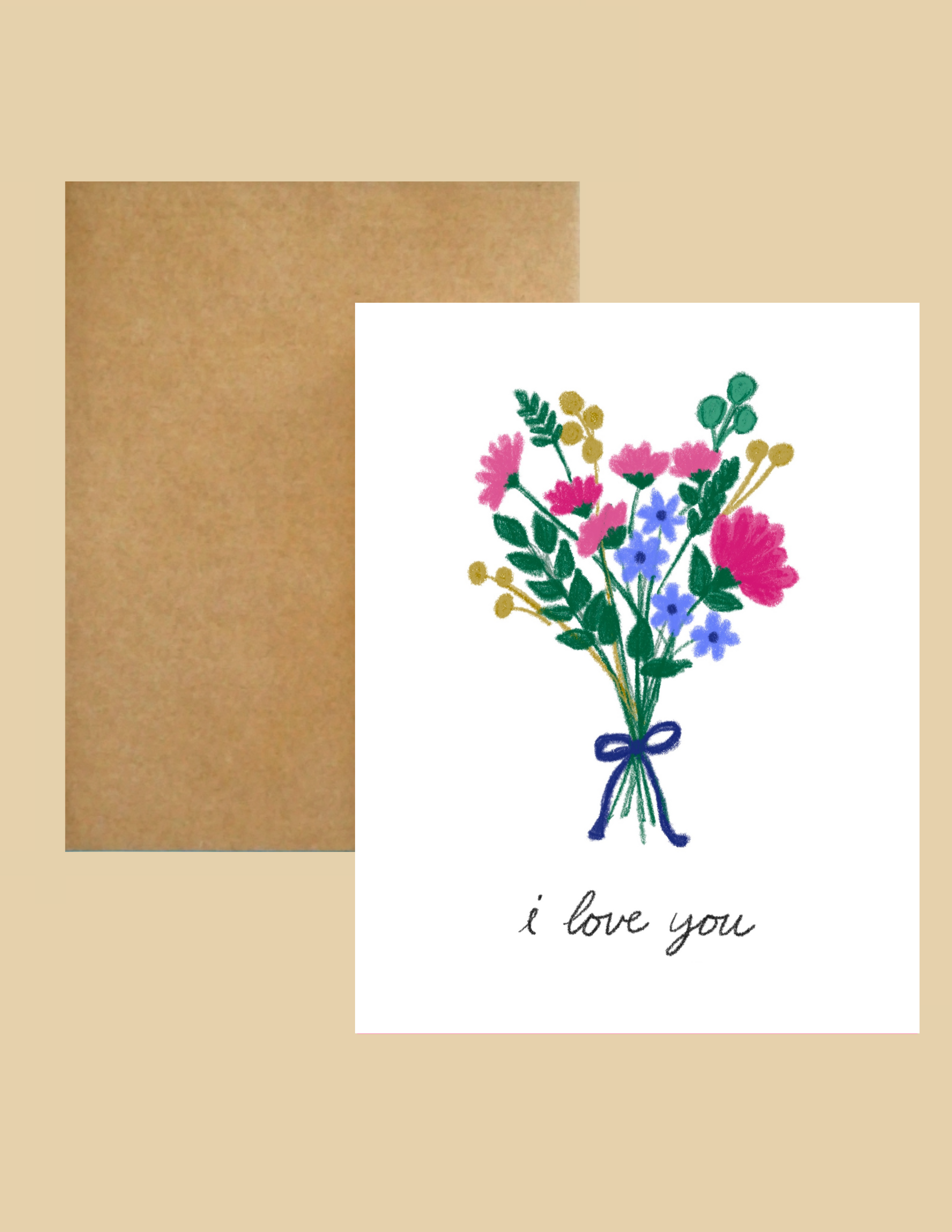 Greeting Card - ILY Bouquet