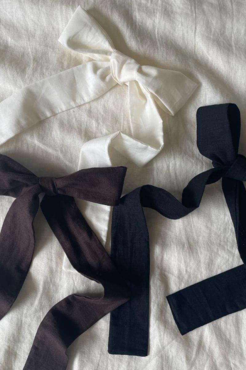 Montce - Black Hair Ribbon -
