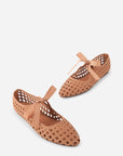 Intentionally Blank - Valley Woven Vegan Ballet Flat - TAN SYNTHETIC